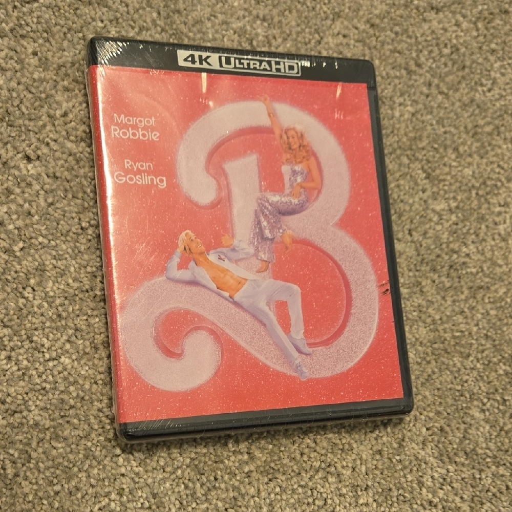 Barbie Movie 4k Ultra‎ HD Blue-Ray New In Plastic